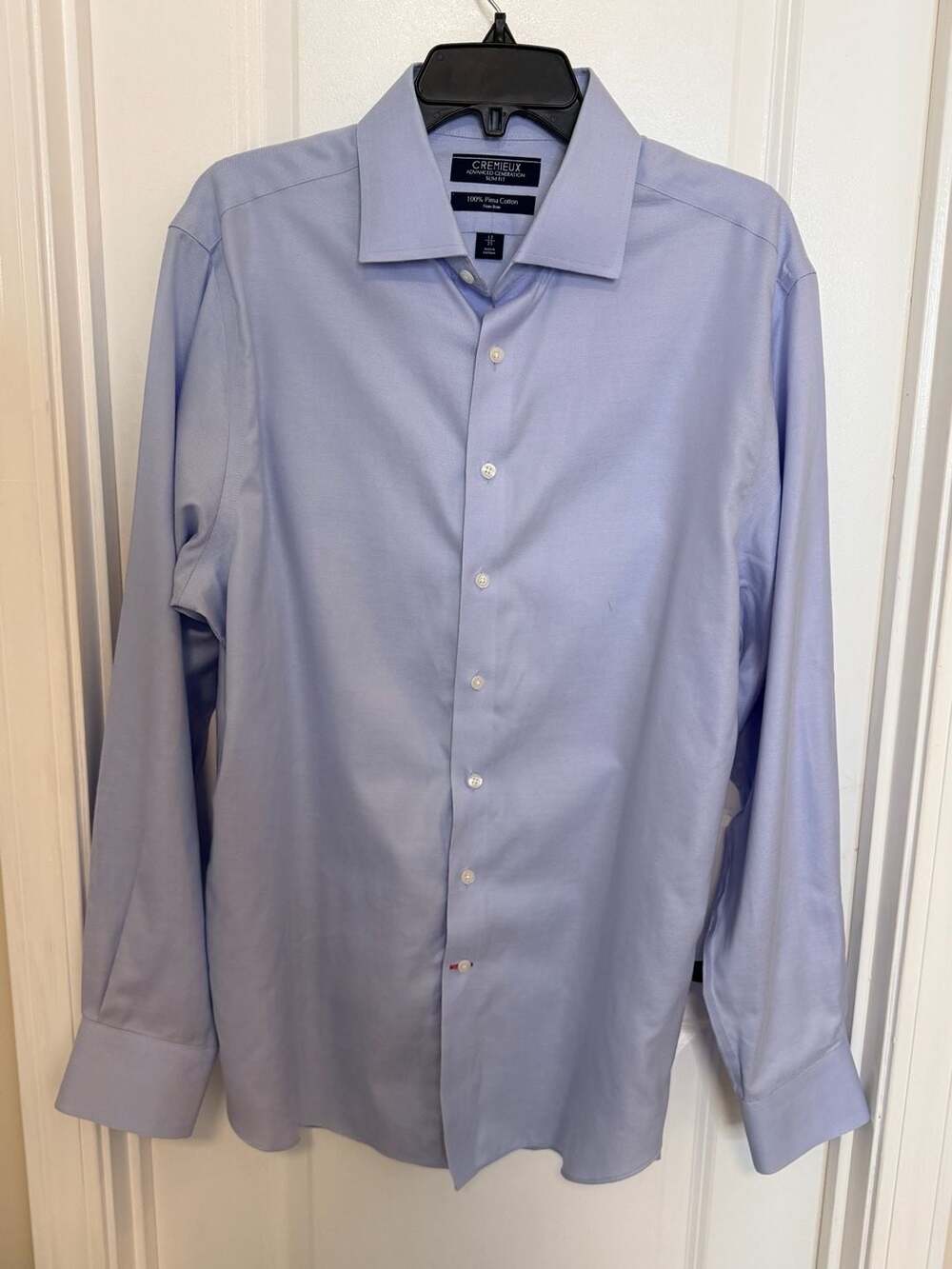 Cremieux Advanced Generation Slim Fit Non-Iron 100% Pima Cotton Dress Shirt
